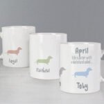 Personalised Dachshund Dog Breed Motif Ceramic Mug - Image 2