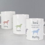 Personalised Labrador Dog Breed Motif Ceramic Mug - Image 2