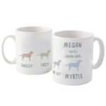 Personalised Labrador Dog Breed Motif Ceramic Mug - Image 5