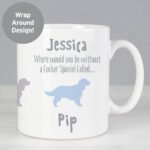 Personalised Cocker Spaniel Dog Breed Motif Ceramic Mug - Image 3