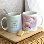 Personalised Rainbow Unicorn Design Ceramic Mug - Image 3