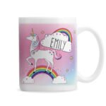 Personalised Rainbow Unicorn Design Ceramic Mug - Image 5