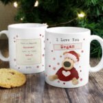 Personalised Boofle Christmas Love Design Ceramic Mug