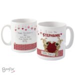 Personalised Boofle Shared Heart Design Ceramic Mug - Image 5