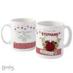 Personalised Boofle Shared Heart Design Ceramic Mug - Image 5