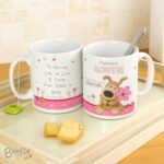 Personalised Boofle Flowers Ceramic Mug