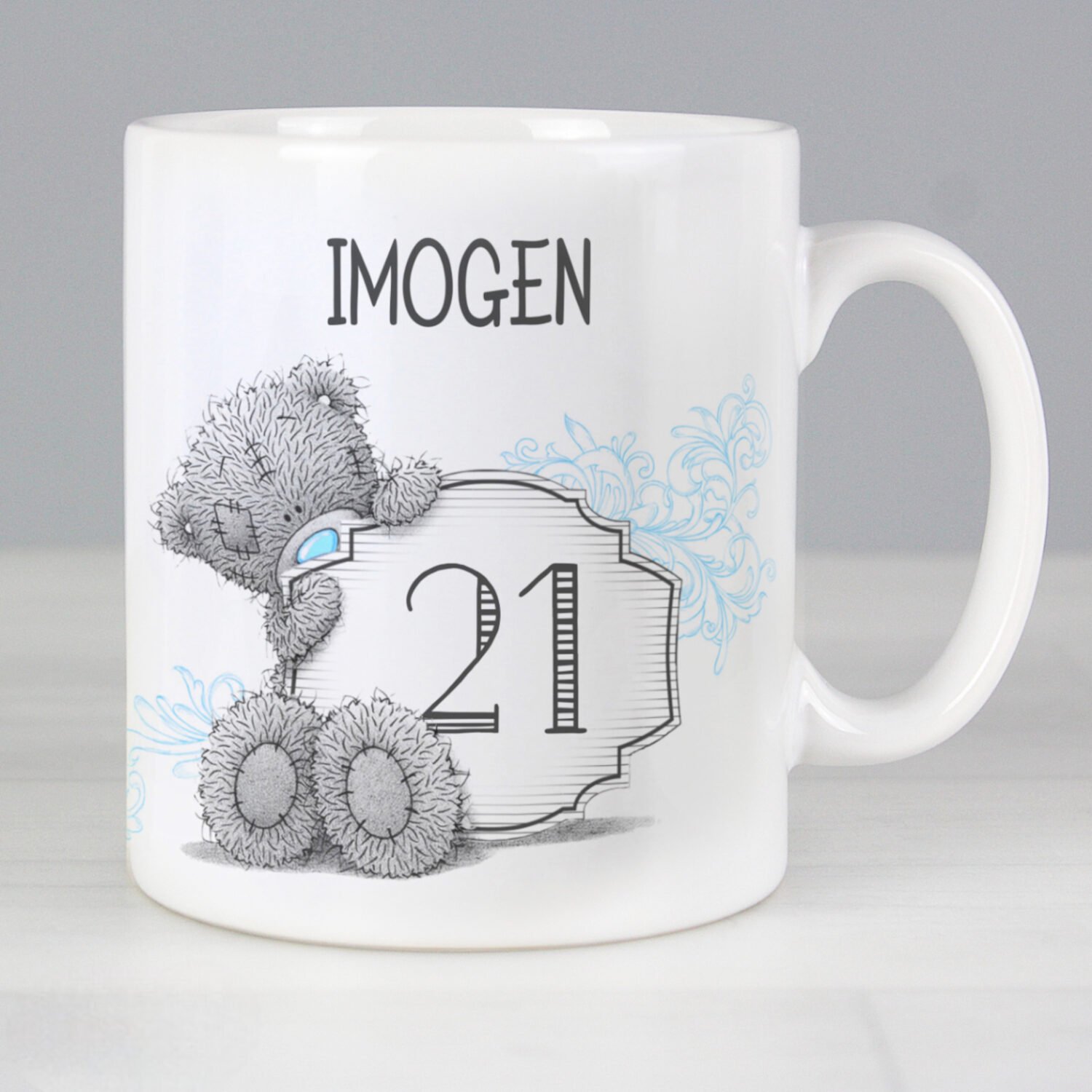 P0805G68 Personalised Me to You Birthday Big Age Design Ceramic Mug 001 Personalised Me to You Birthday Big Age Design Ceramic Mug - Image 1