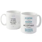 Personalised Blue 'Acceptable To Drink' Ceramic Mug - Image 4