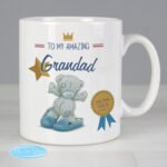 Personalised Me to You Bear Wearing Blue Slippers Ceramic Mug - Image 3