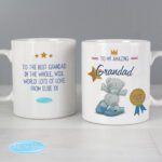 Personalised Me to You Bear Wearing Blue Slippers Ceramic Mug - Image 4