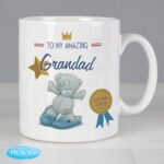 Personalised Me to You Bear Wearing Blue Slippers Ceramic Mug - Image 4