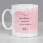 Personalised Floral Watercolour Design Ceramic Mug - Image 3