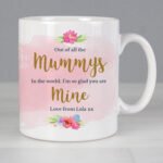 Personalised Floral Watercolour Design Ceramic Mug - Image 6