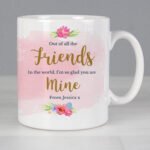 Personalised Floral Watercolour Design Ceramic Mug - Image 7
