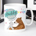 Personalised 'I Love You Daddy Bear' Bunting Design Ceramic Mug - Image 4