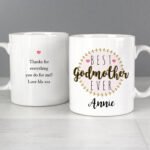 Personalised 'Best Godmother Ever' Ceramic Mug