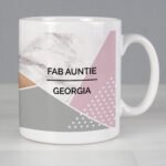 Personalised Any Message Geometric Design Ceramic Mug - Image 5