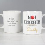 Personalised 'No.1 Cricketer' Ceramic Mug