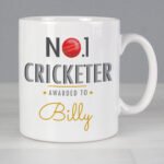Personalised 'No.1 Cricketer' Ceramic Mug - Image 2
