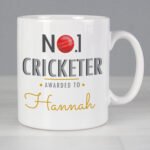 Personalised 'No.1 Cricketer' Ceramic Mug - Image 4