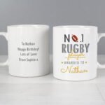 Personalised 'No.1 Rugby Player' Ceramic Mug - Image 6