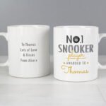 Personalised 'No.1 Snooker Player' Ceramic Mug - Image 3