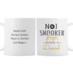 Personalised 'No.1 Snooker Player' Ceramic Mug - Image 6