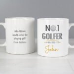 Personalised 'No.1 Golfer' Ceramic Mug - Image 2