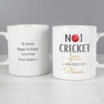Personalised 'No.1 Cricket Fan' Ceramic Mug - Image 2