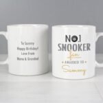 Personalised 'No.1 Snooker Fan' Ceramic Mug - Image 4
