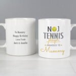 Personalised 'No.1 Tennis Player' Ceramic Mug
