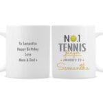 Personalised 'No.1 Tennis Player' Ceramic Mug - Image 5