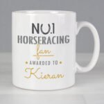 Personalised 'No.1 Horseracing Fan' Ceramic Mug - Image 3