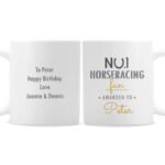 Personalised 'No.1 Horseracing Fan' Ceramic Mug - Image 5
