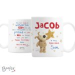 Personalised Boofle 'Very Special' Gold Star Ceramic Mug - Image 4