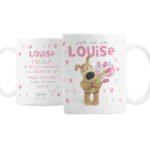Personalised Boofle Birthday Flowers Design Ceramic Mug - Image 6