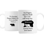 Personalised 'My Fingers May Be Small...' Bears Motif Ceramic Mug - Image 5