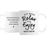 Personalised 'Sit Back And Relax' Ceramic Mug - Image 4