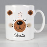 Personalised Cute Bear Face Design Ceramic Mug - Image 2
