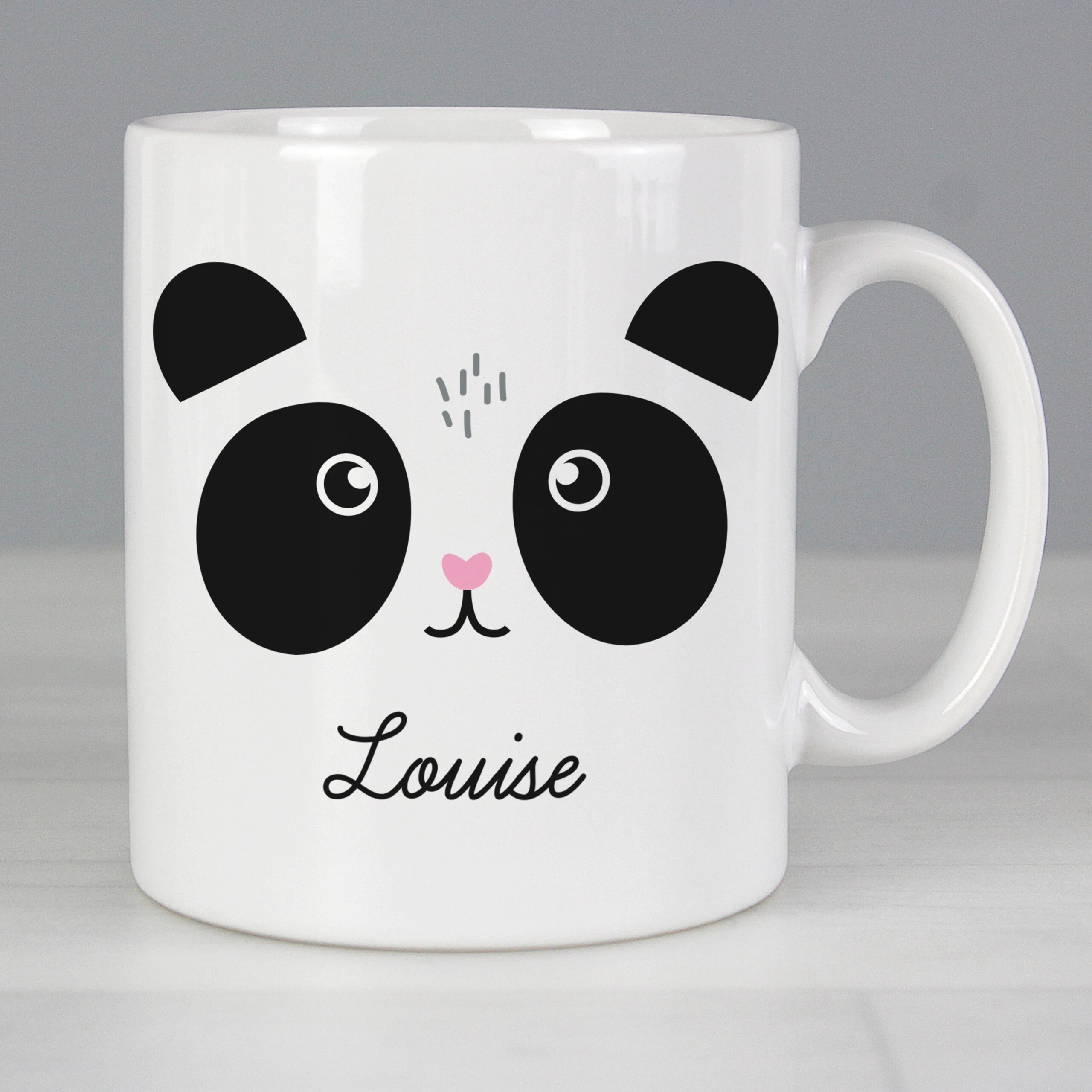 Personalised Cute Panda Face Ceramic Mug - Image 2