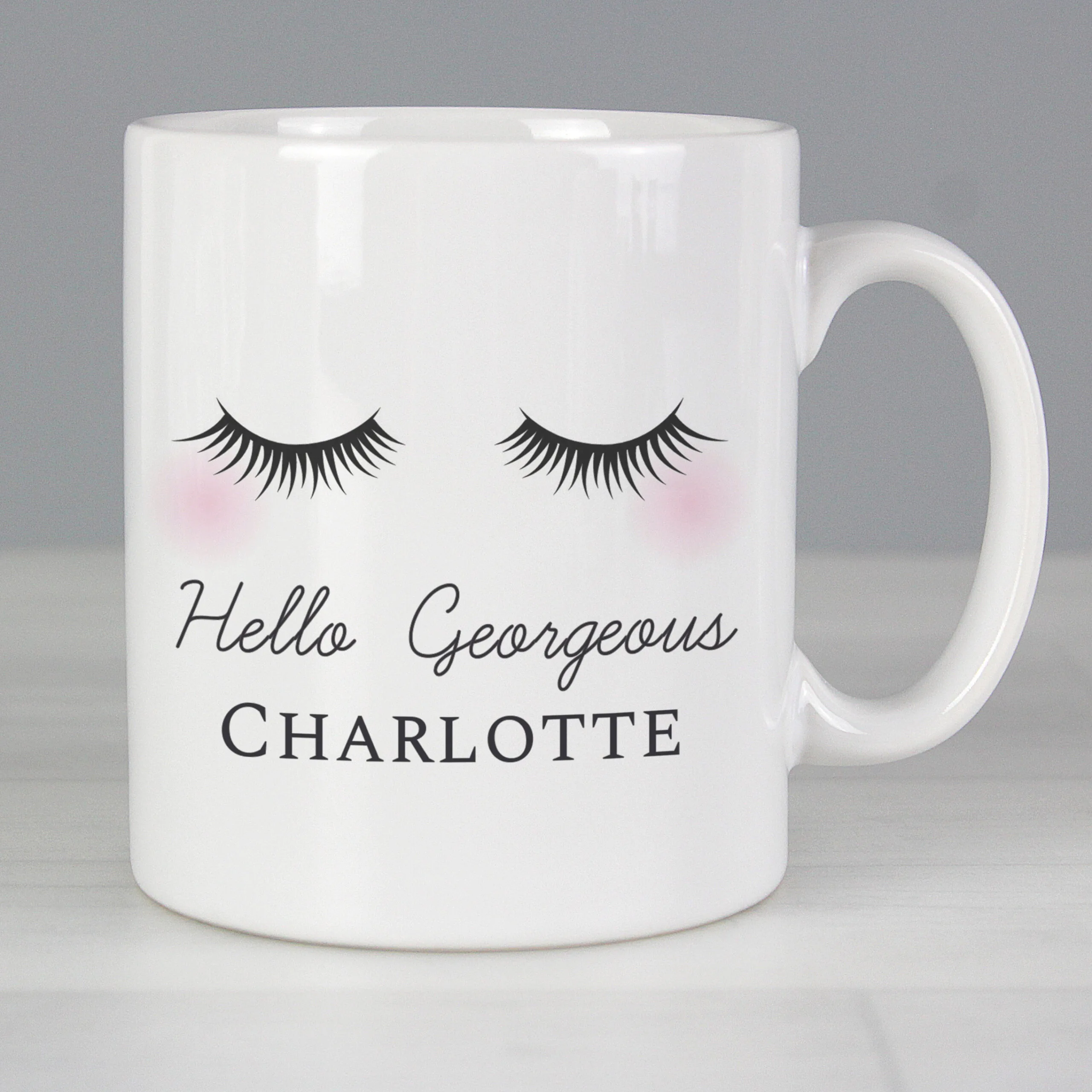 Personalised Eyelashes Design Ceramic Mug - Image 3