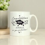 Personalised 'Congratulations On Your Graduation' Scroll Motif Ceramic Mug - Image 4