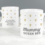 Personalised Any Message Bees Design Ceramic Mug