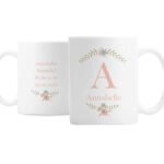Personalised Floral Bouquet Design Ceramic Mug - Image 3