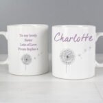 Personalised Dandelion Design Ceramic Mug - Image 2