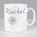 Personalised Dandelion Design Ceramic Mug - Image 3
