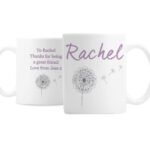 Personalised Dandelion Design Ceramic Mug - Image 4