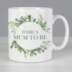 Personalised Any Message Botanical Design Ceramic Mug - Image 4