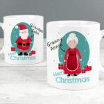 Personalised Mr & Mrs Claus Ceramic Mug Set