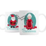 Personalised Mr & Mrs Claus Ceramic Mug Set - Image 6